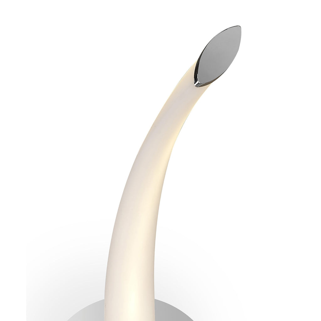M6727 Armonia Wall Lamp Wave 12W LED Polished Chrome/Frosted Acrylic