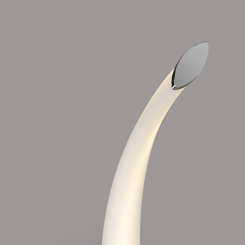 M6727 Armonia Wall Lamp Wave 12W LED Polished Chrome/Frosted Acrylic