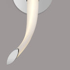 M6727 Armonia Wall Lamp Wave 12W LED Polished Chrome/Frosted Acrylic