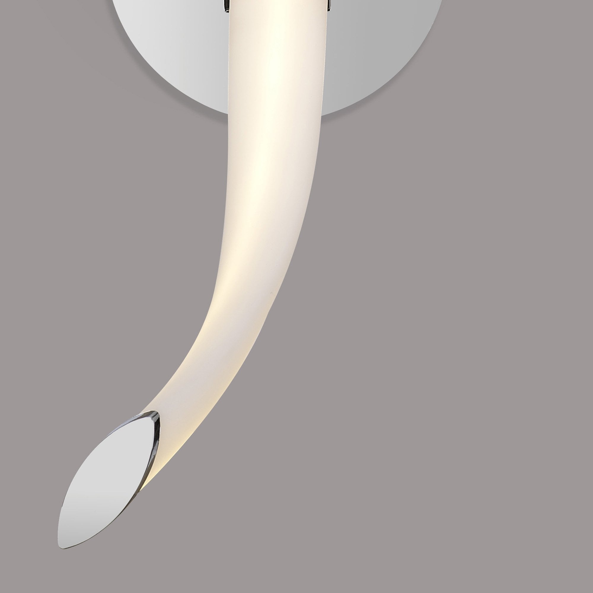 M6727 Armonia Wall Lamp Wave 12W LED Polished Chrome/Frosted Acrylic