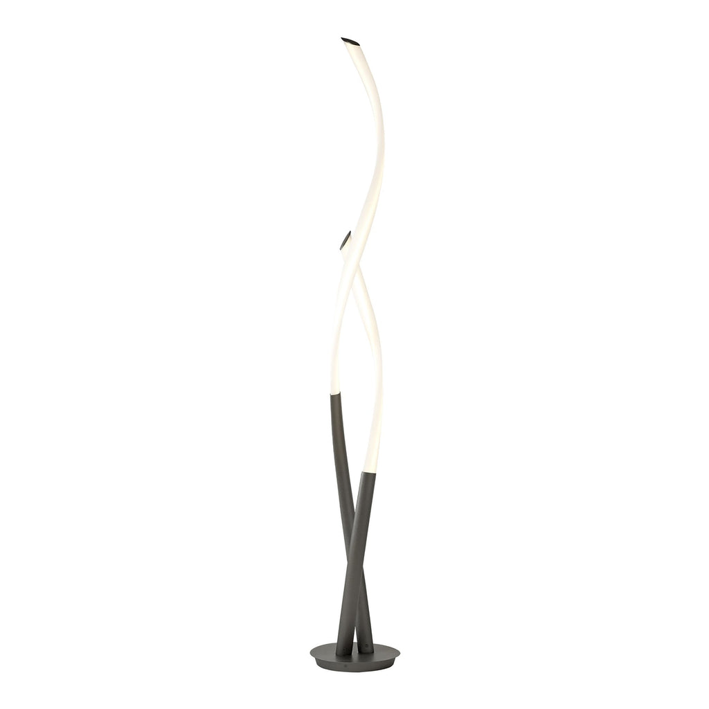 M6800 Armonia Floor Lamp 30W LED Titanium/Frosted Acrylic