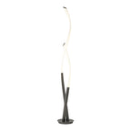 M6800 Armonia Floor Lamp 30W LED Titanium/Frosted Acrylic