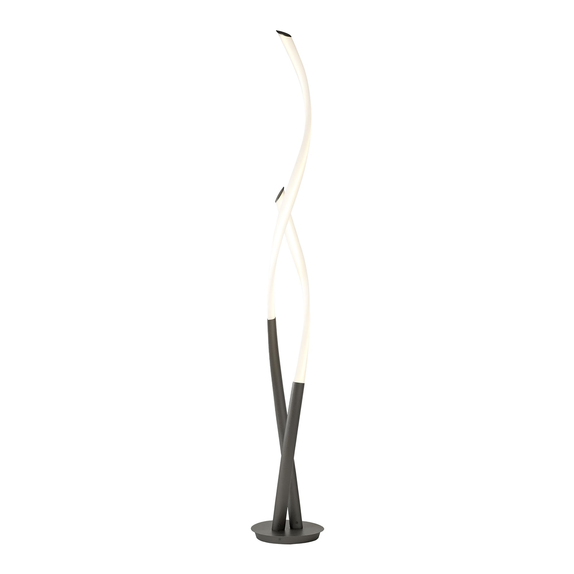 M6800 Armonia Floor Lamp 30W LED Titanium/Frosted Acrylic