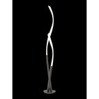 M6800 Armonia Floor Lamp 30W LED Titanium/Frosted Acrylic