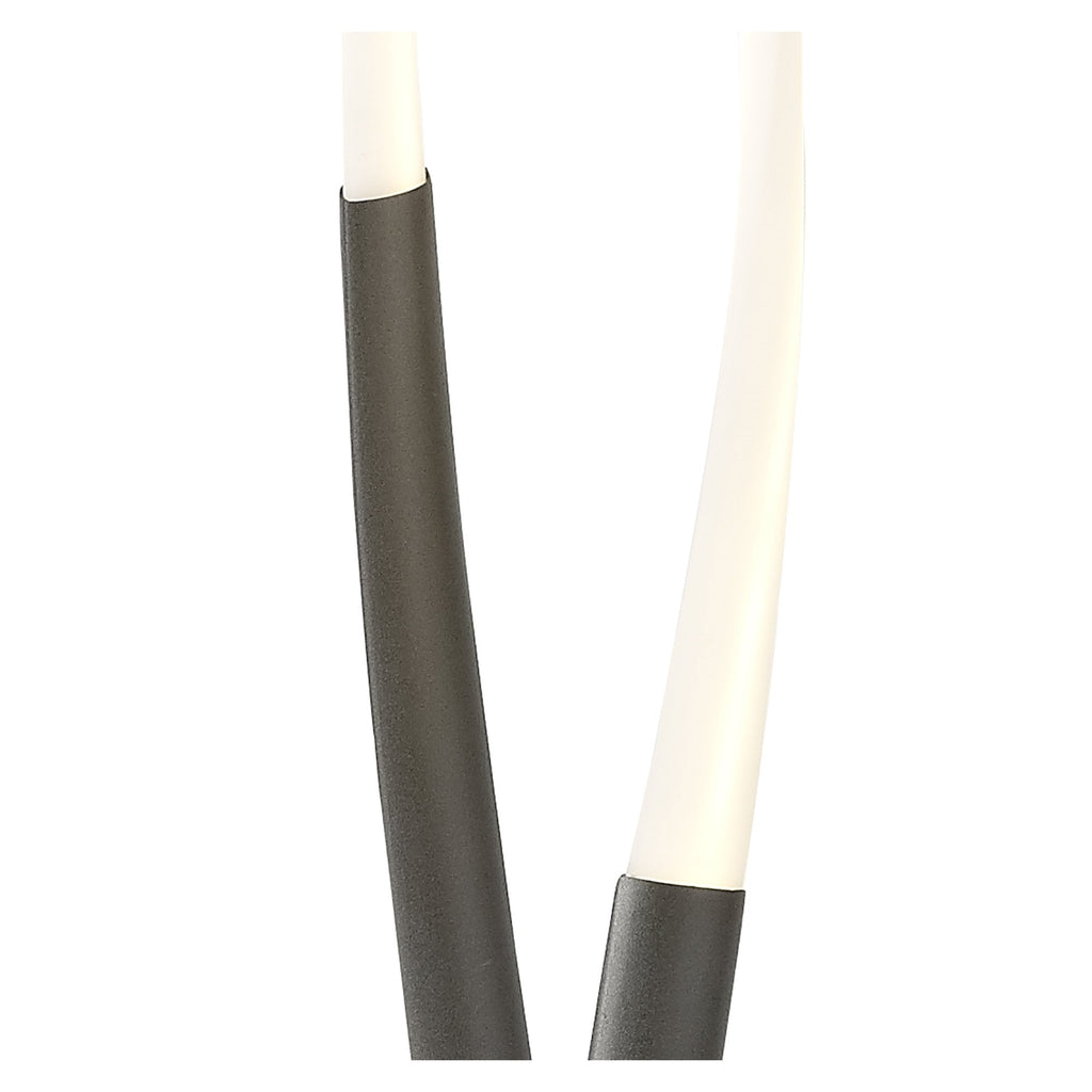 M6800 Armonia Floor Lamp 30W LED Titanium/Frosted Acrylic