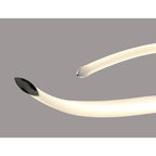 M6731 Armonia Semi Flush Curl 40W LED Polished Chrome/Frosted Acrylic