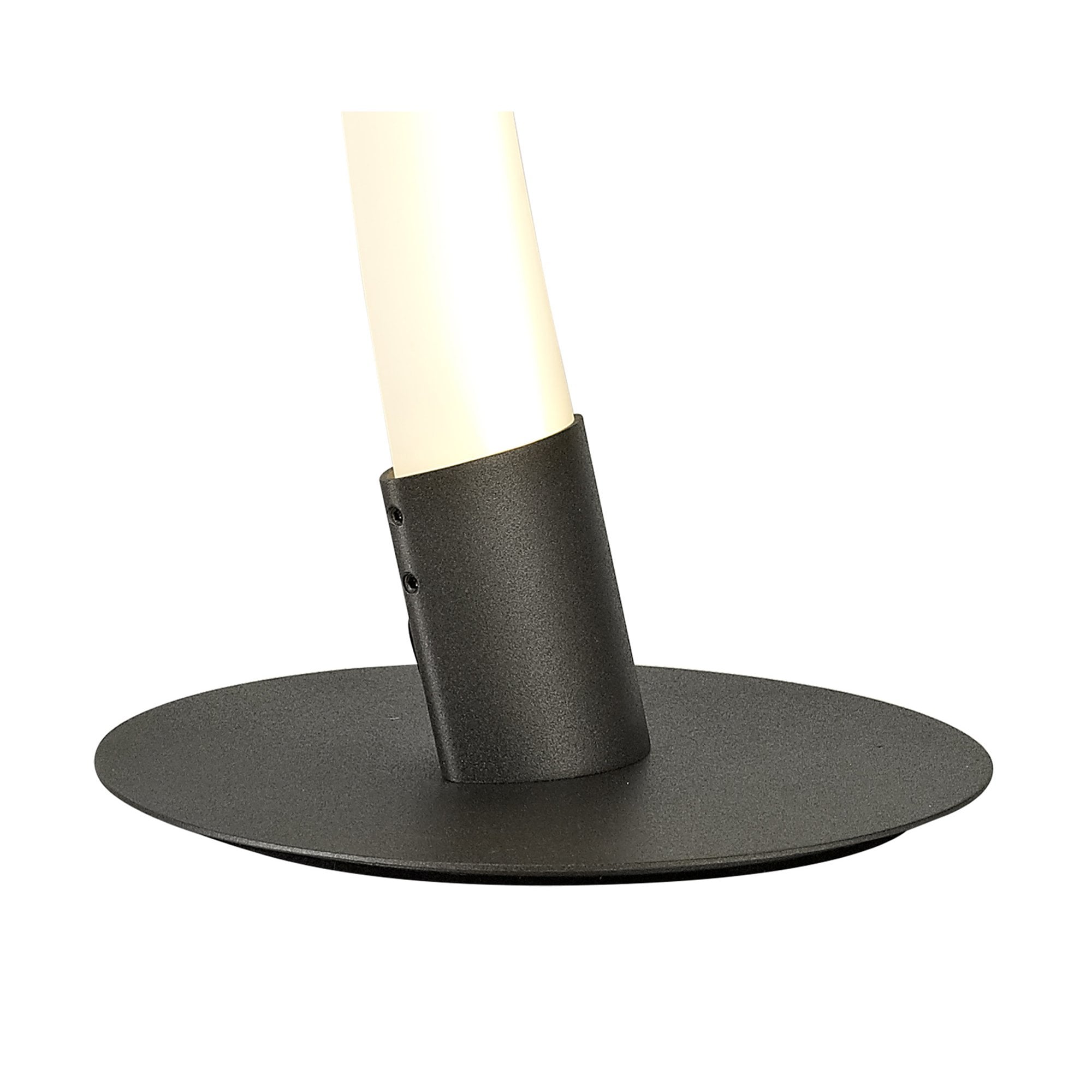 M6799 Armonia 1 Light Table Lamp 10W LED Titanium/Frosted Acrylic