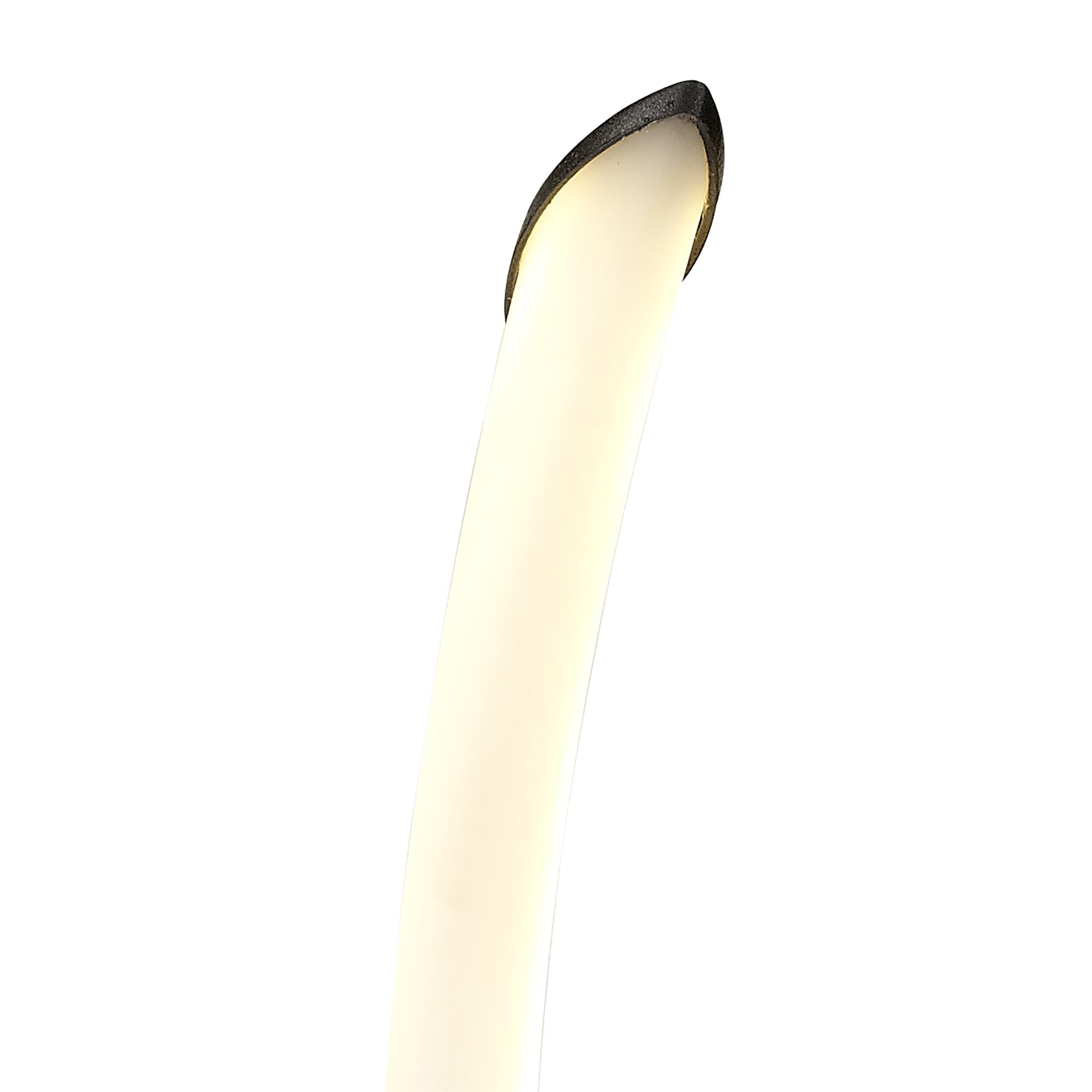 M6799 Armonia 1 Light Table Lamp 10W LED Titanium/Frosted Acrylic