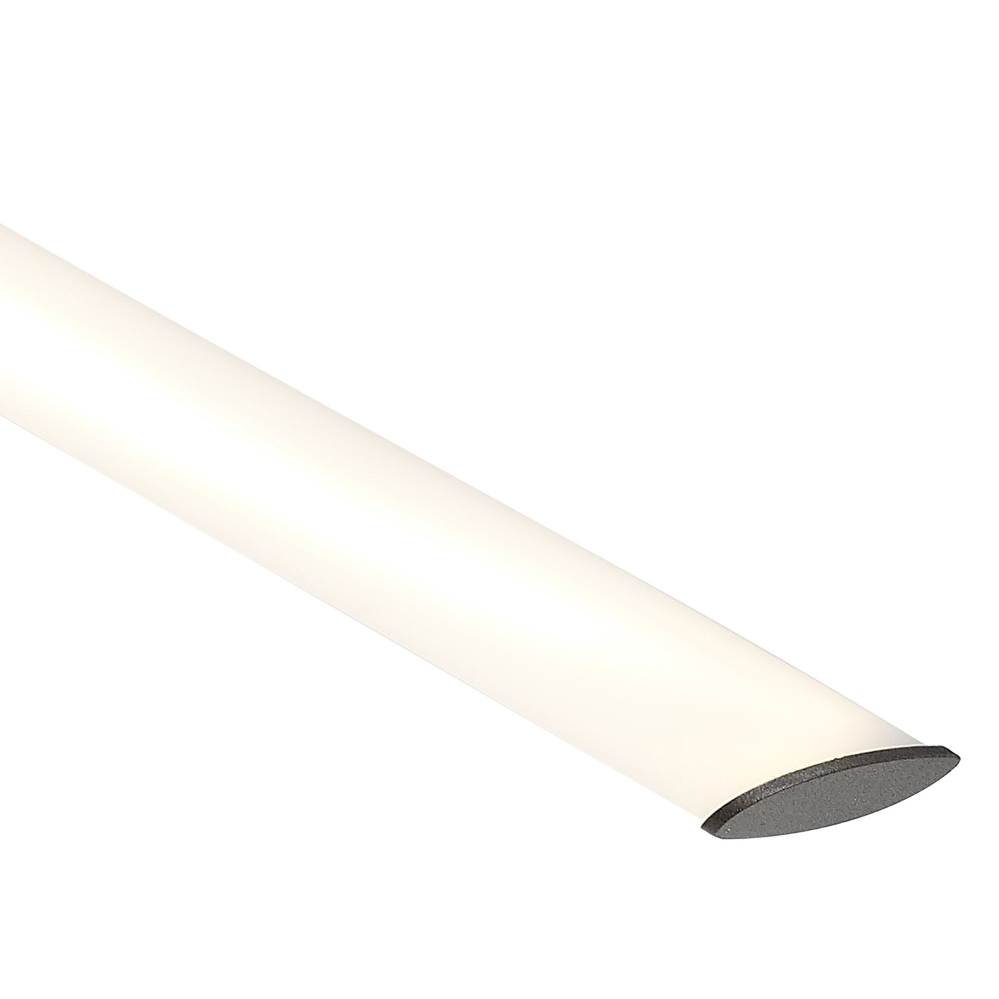 M6794 Armonia Semi Flush Vertical Dimmable 40W LED Titanium/Frosted Acrylic