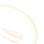 M6801 Armonia Semi Flush Curl Dimmable 40W LED Titanium/Frosted Acrylic