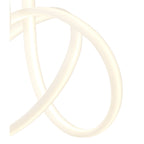 M6790 Armonia Semi Flush Large Ribbons Dimmable 60W LED Titanium/Frosted Acrylic