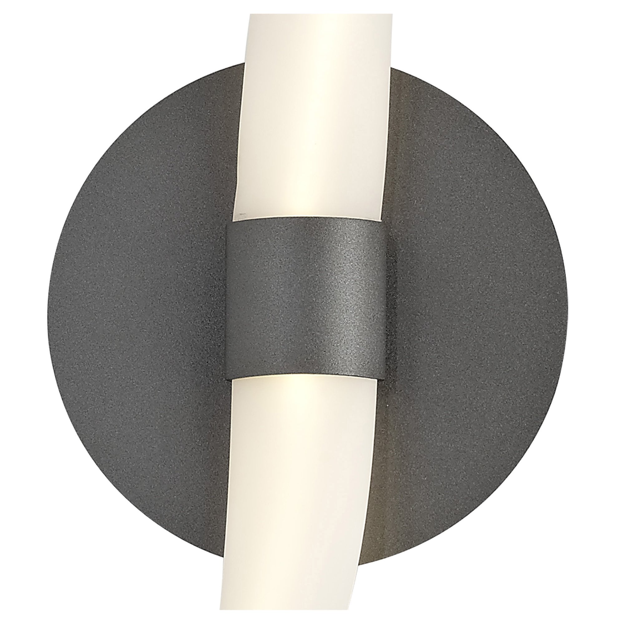 M6797 Armonia Wall Lamp Wave Dimmable 12W LED Titanium/Frosted Acrylic