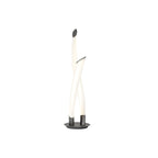 M6798 Armonia 2 Light Table Lamp 18W LED Titanium/Frosted Acrylic