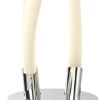 M6728 Armonia 2 Light Table Lamp 18W LED Polished Chrome/Frosted Acrylic