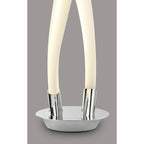 M6728 Armonia 2 Light Table Lamp 18W LED Polished Chrome/Frosted Acrylic