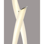 M6728 Armonia 2 Light Table Lamp 18W LED Polished Chrome/Frosted Acrylic