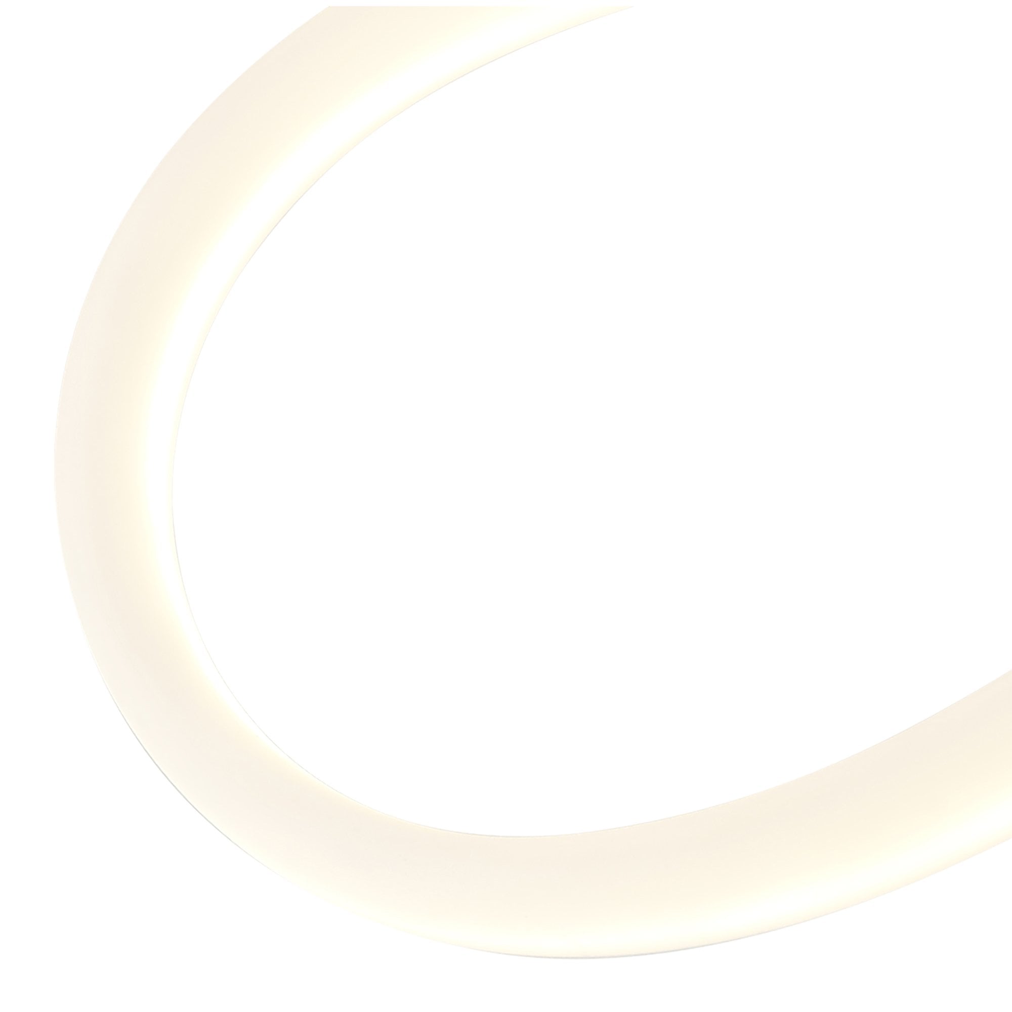 M6796 Armonia Wall Lamp Loop Dimmable 18W LED Titanium/Frosted Acrylic