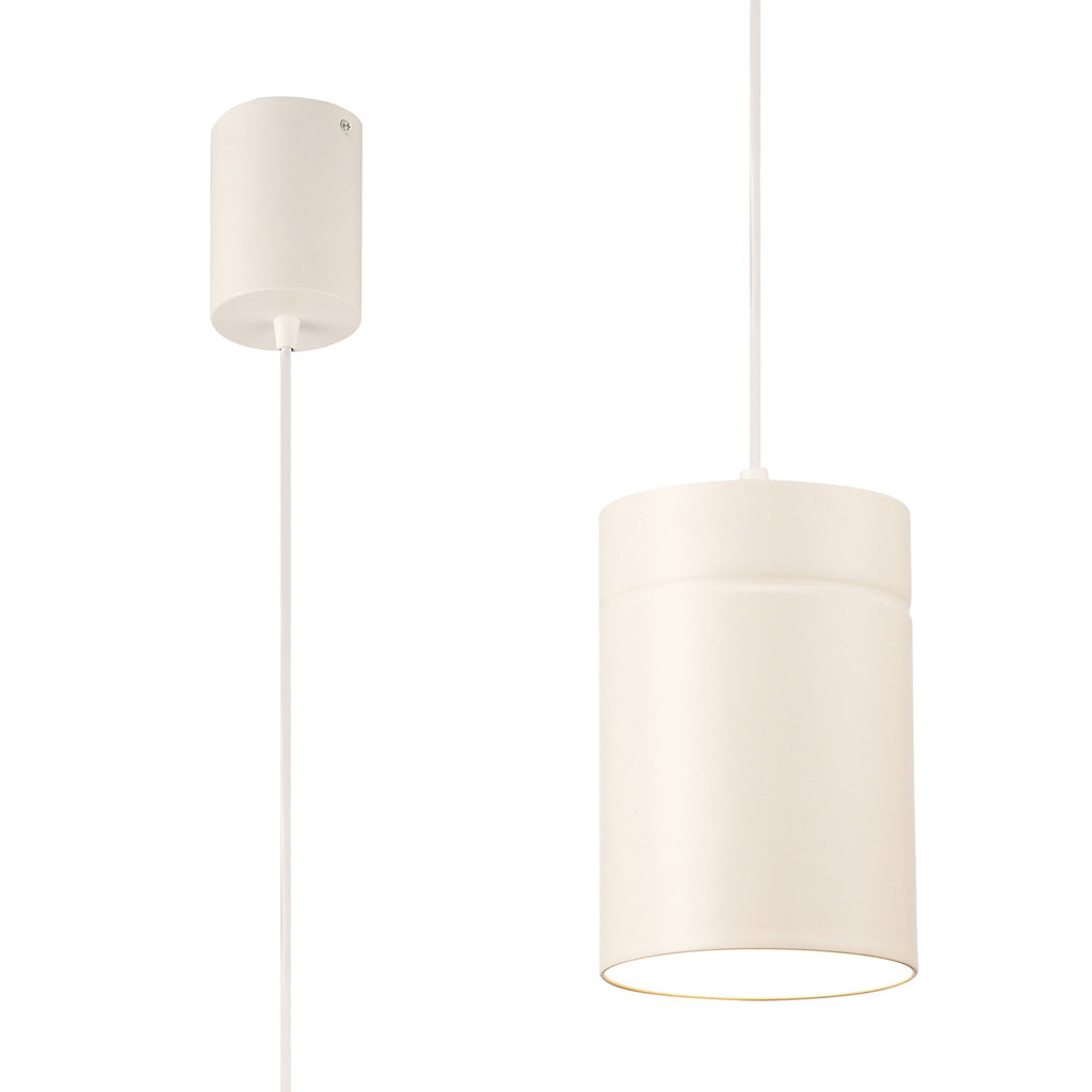 M5622 Aruba Pendant Large 12cm Round 1 x E27 Matt White