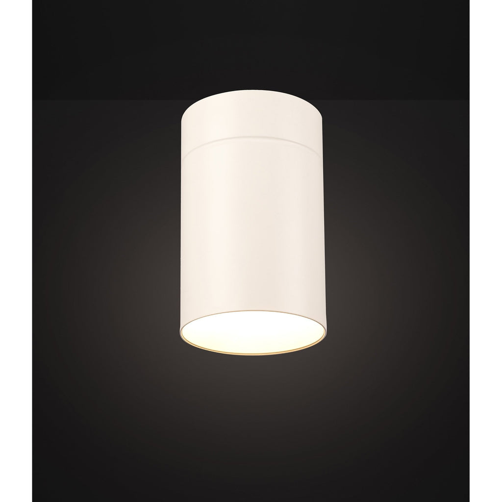 M5626 Aruba Flush Large 12cm Round 1 x E27 Matt White