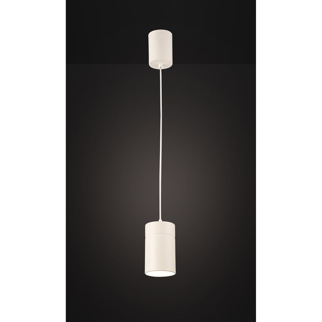 M5623 Aruba Pendant Small 9.5cm Round 1 x E27 Matt White