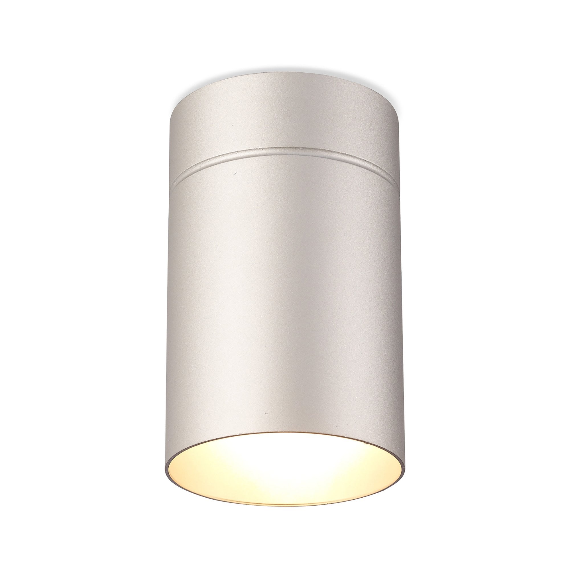 M5628 Aruba Flush Large 12cm Round 1 x E27 Silver