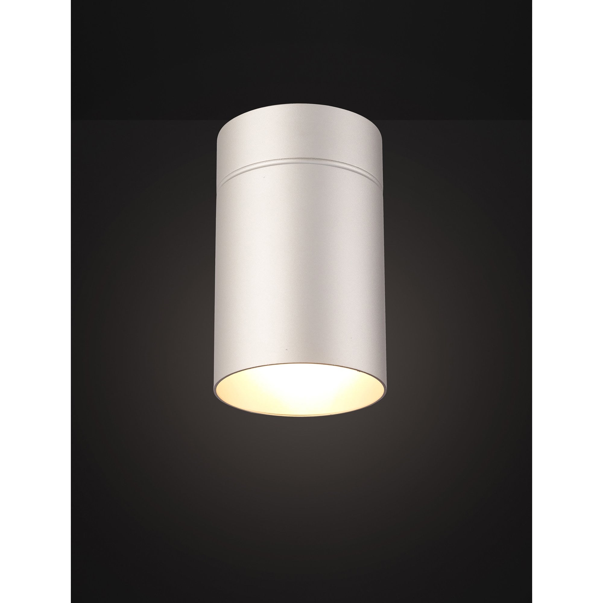 M5628 Aruba Flush Large 12cm Round 1 x E27 Silver