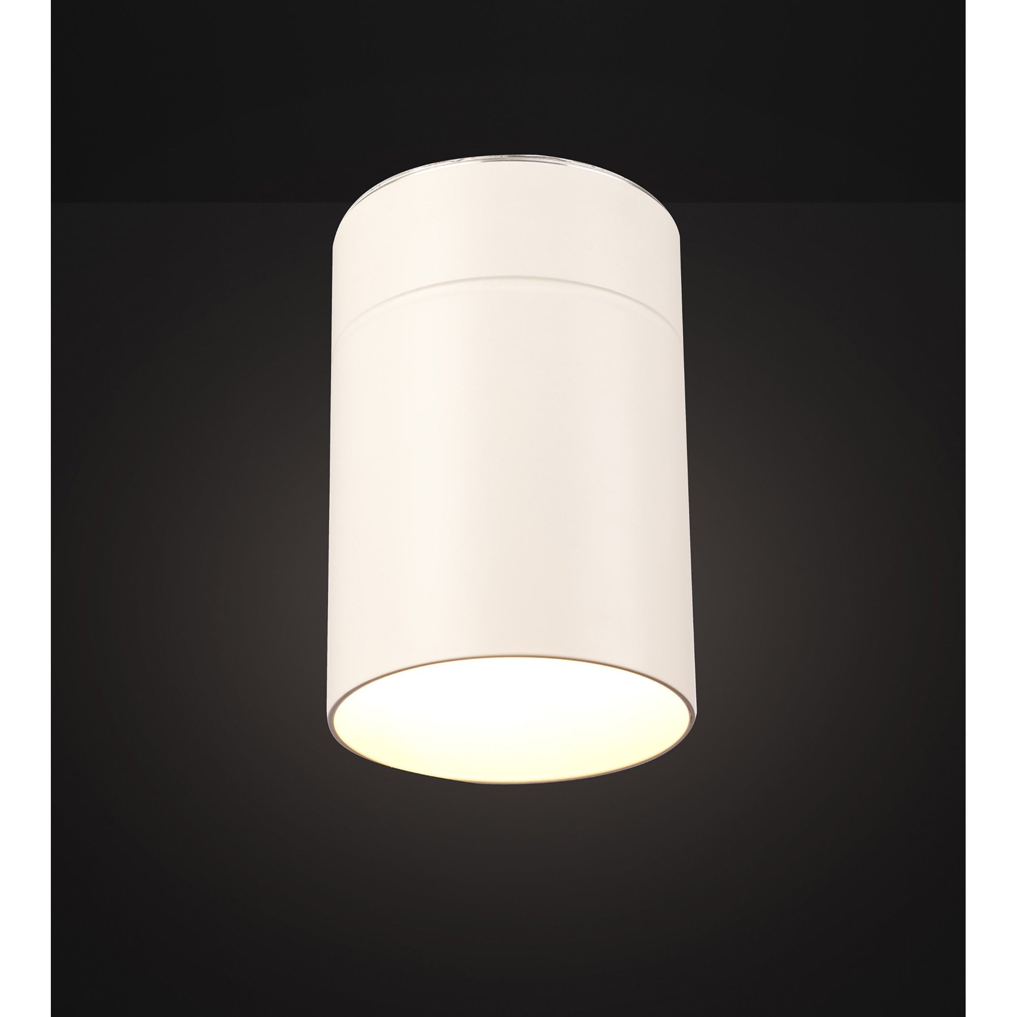 M5627 Aruba Flush Small 9.5cm Round 1 x E27 Matt White