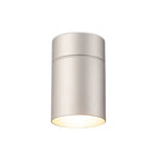 M5629 Aruba Flush Small 9.5cm Round 1 x E27 Silver