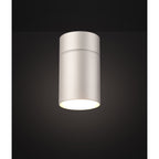 M5629 Aruba Flush Small 9.5cm Round 1 x E27 Silver
