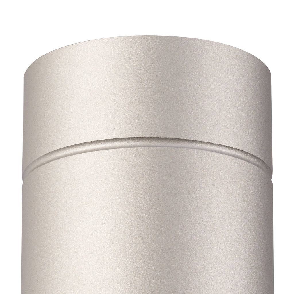 M5629 Aruba Flush Small 9.5cm Round 1 x E27 Silver