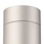 M5629 Aruba Flush Small 9.5cm Round 1 x E27 Silver