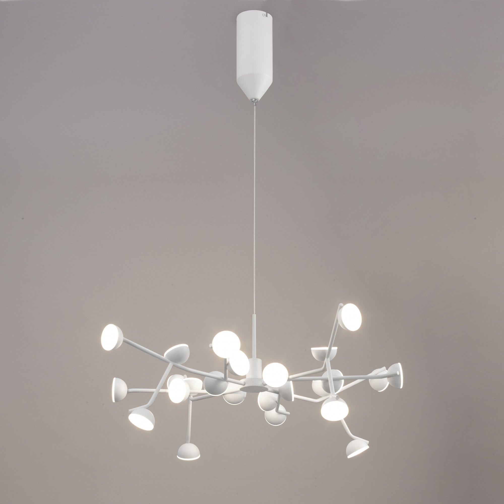 M6261 Adn 24 Light Pendant Round 65.8cm 72W LED White