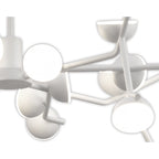 M6261 Adn 24 Light Pendant Round 65.8cm 72W LED White