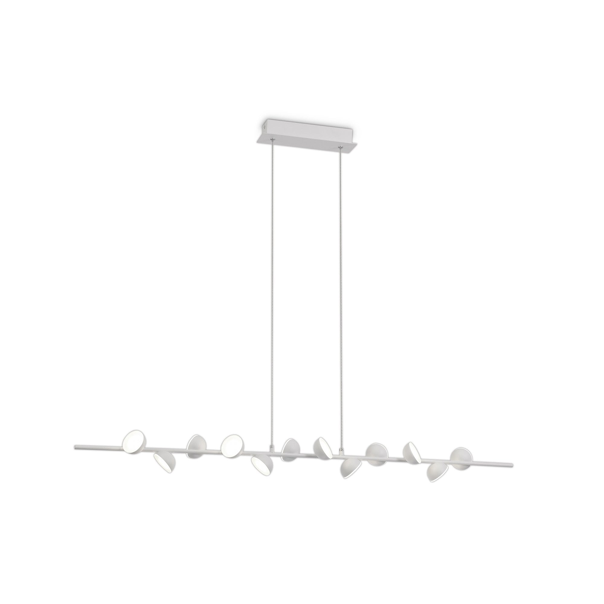 M6262 Adn 12 Light Linear Pendant 100cm 36W LED White