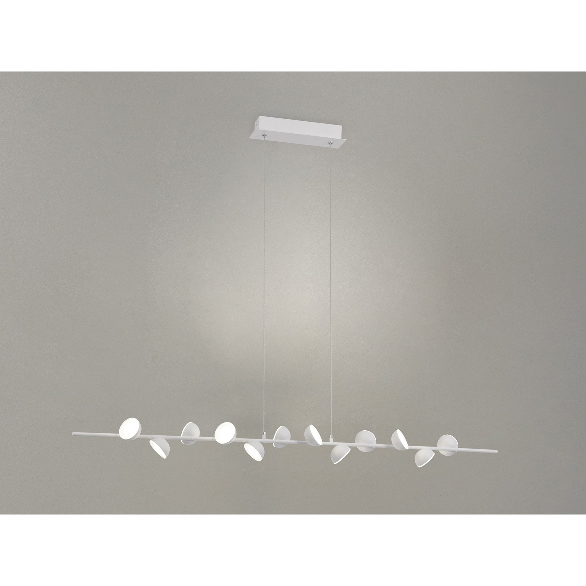 M6262 Adn 12 Light Linear Pendant 100cm 36W LED White