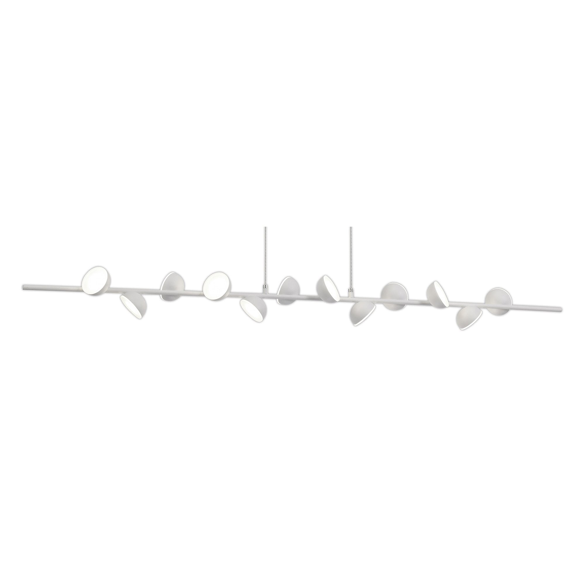 M6262 Adn 12 Light Linear Pendant 100cm 36W LED White