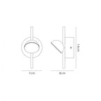 M6266 Adn 1 Light Wall Lamp 3W LED White