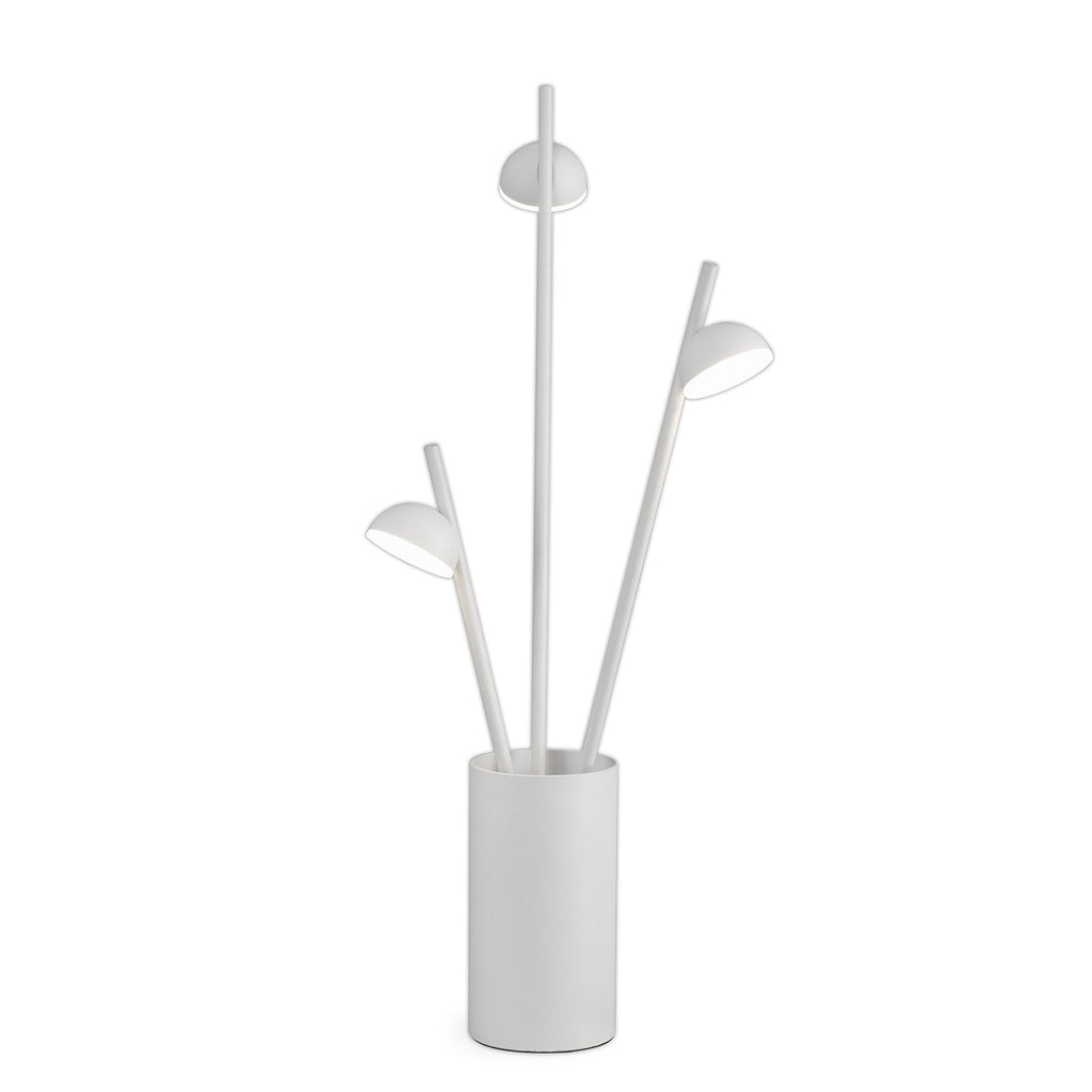 M6267 Adn 3 Light Table Lamp 52cm 9W LED White