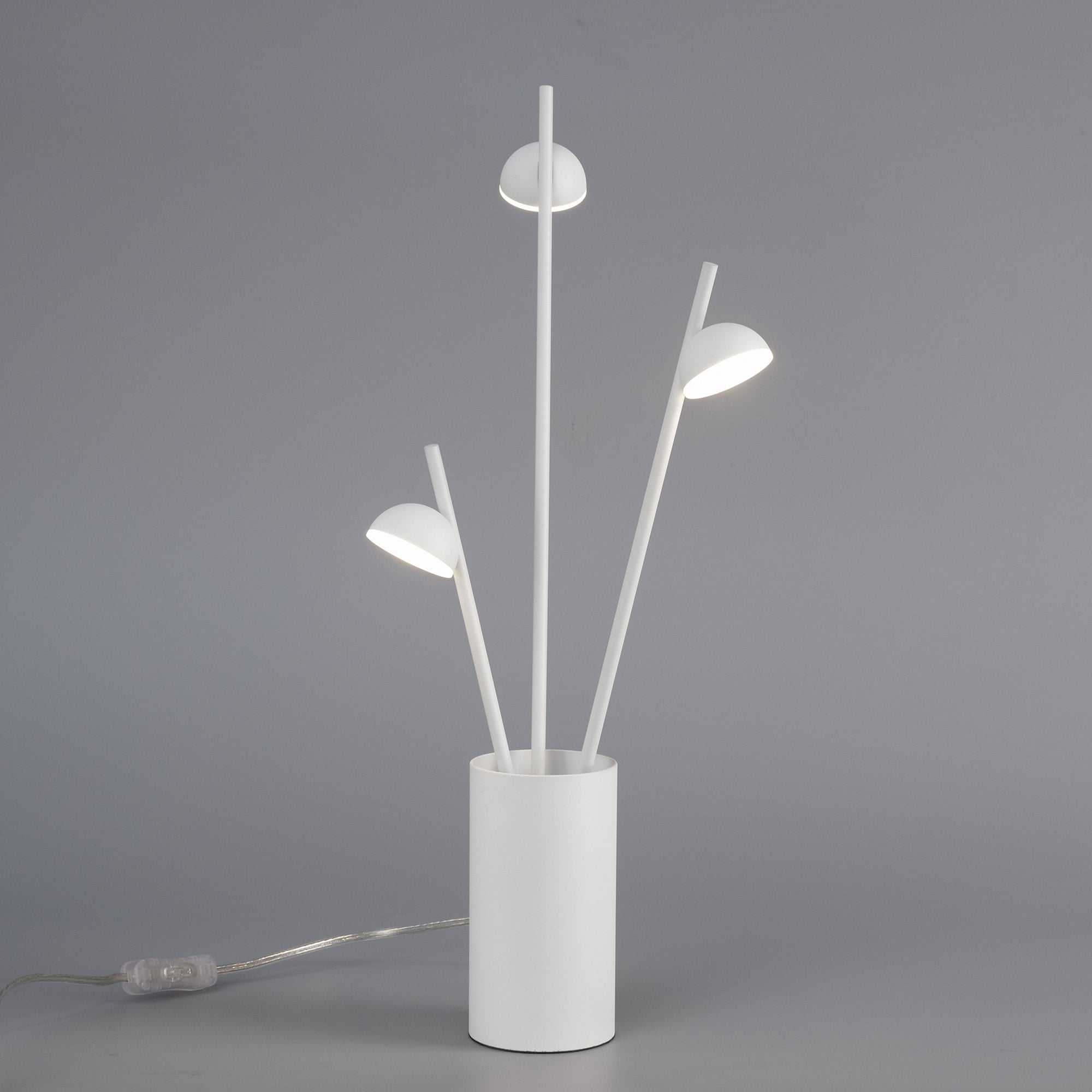 M6267 Adn 3 Light Table Lamp 52cm 9W LED White