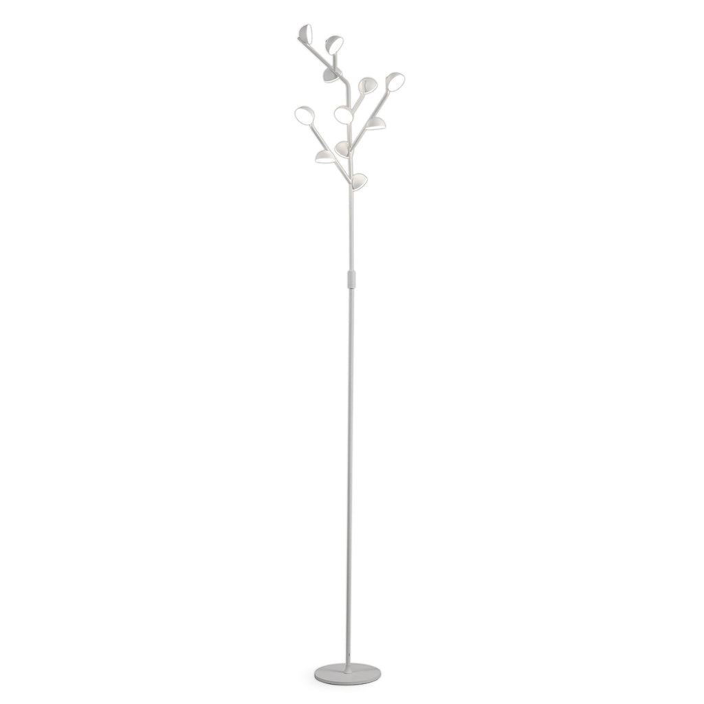 M6268 Adn 10 Light Floor Lamp 158cm 30W LED White