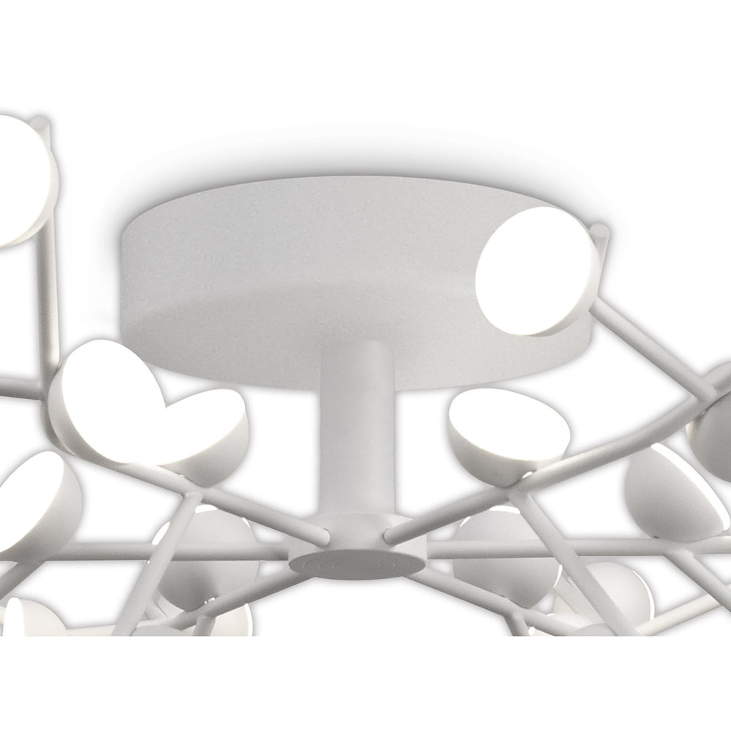 M6415 Adn 36 Light Ceiling Round 74cm 100W LED White