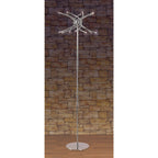 M0002 Aire Telescopic Pendant 16 Light G4 Waved Arms Polished Chrome