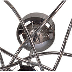 M0002 Aire Telescopic Pendant 16 Light G4 Waved Arms Polished Chrome