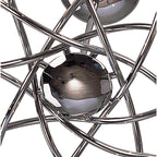 M0002 Aire Telescopic Pendant 16 Light G4 Waved Arms Polished Chrome