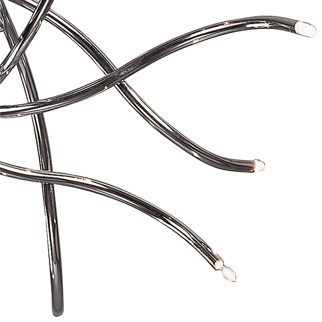 M0002 Aire Telescopic Pendant 16 Light G4 Waved Arms Polished Chrome