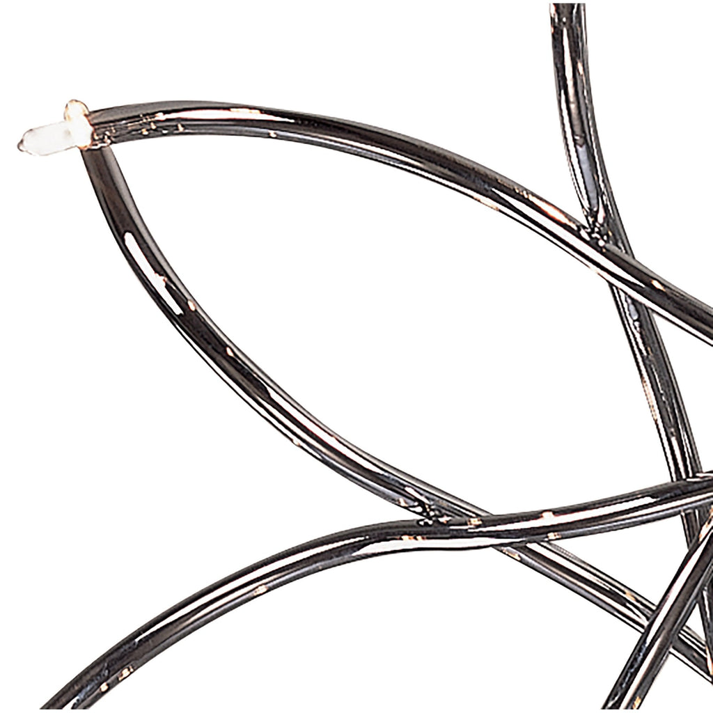 M0002 Aire Telescopic Pendant 16 Light G4 Waved Arms Polished Chrome