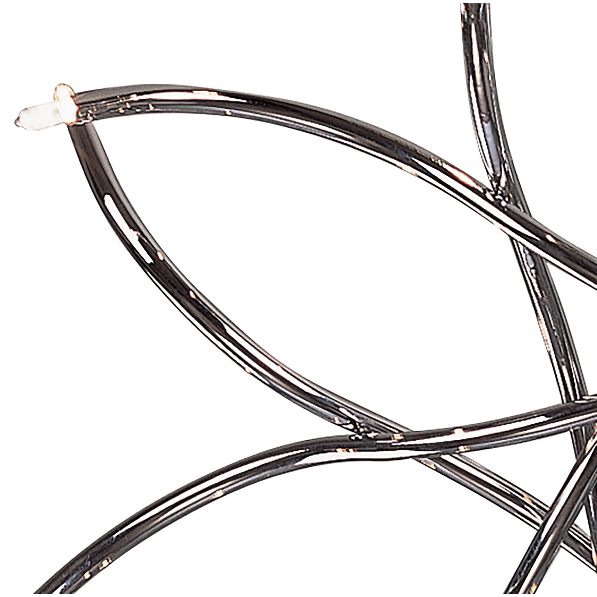 M0002 Aire Telescopic Pendant 16 Light G4 Waved Arms Polished Chrome