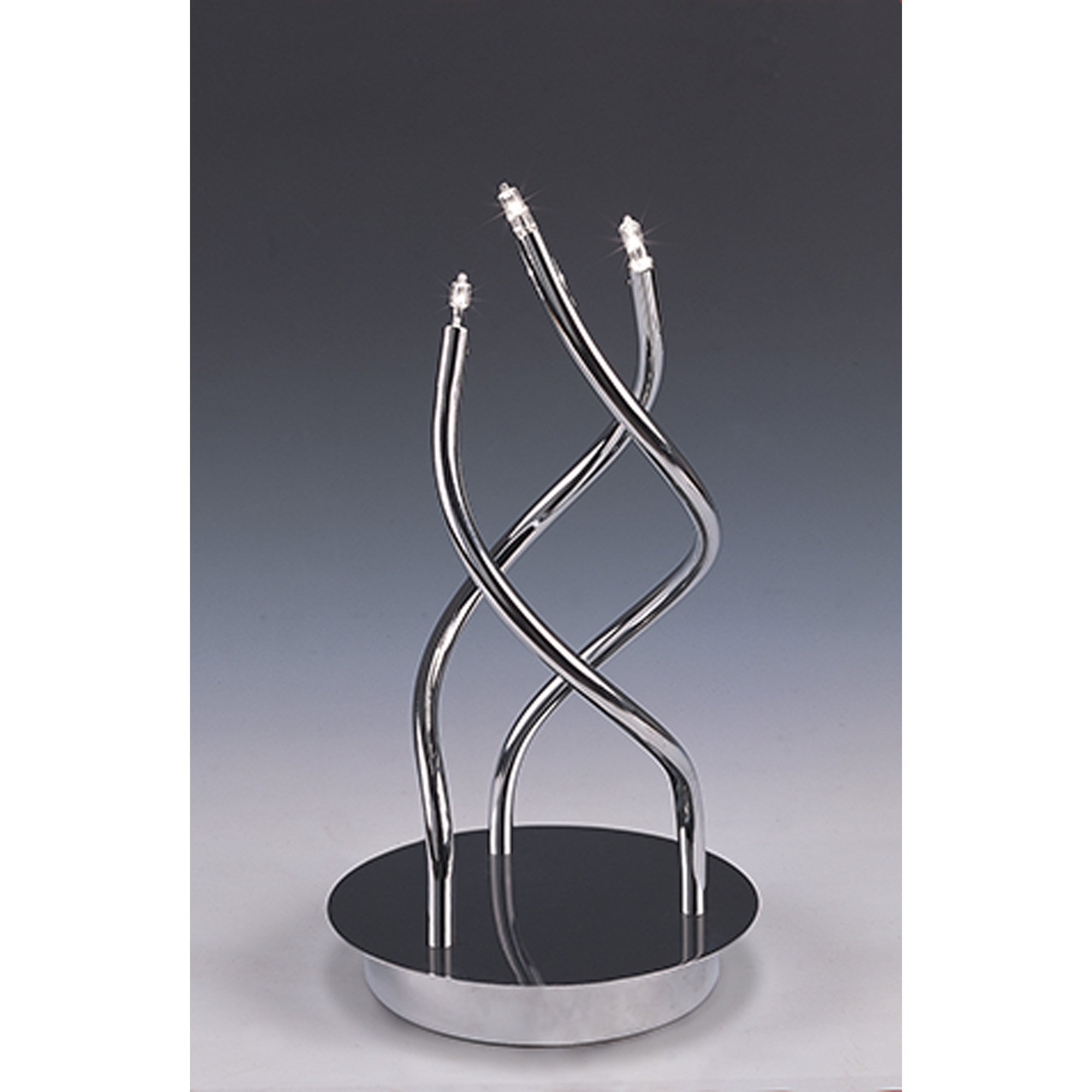 M0009 Aire Table Lamp 3 Light G4 Polished Chrome