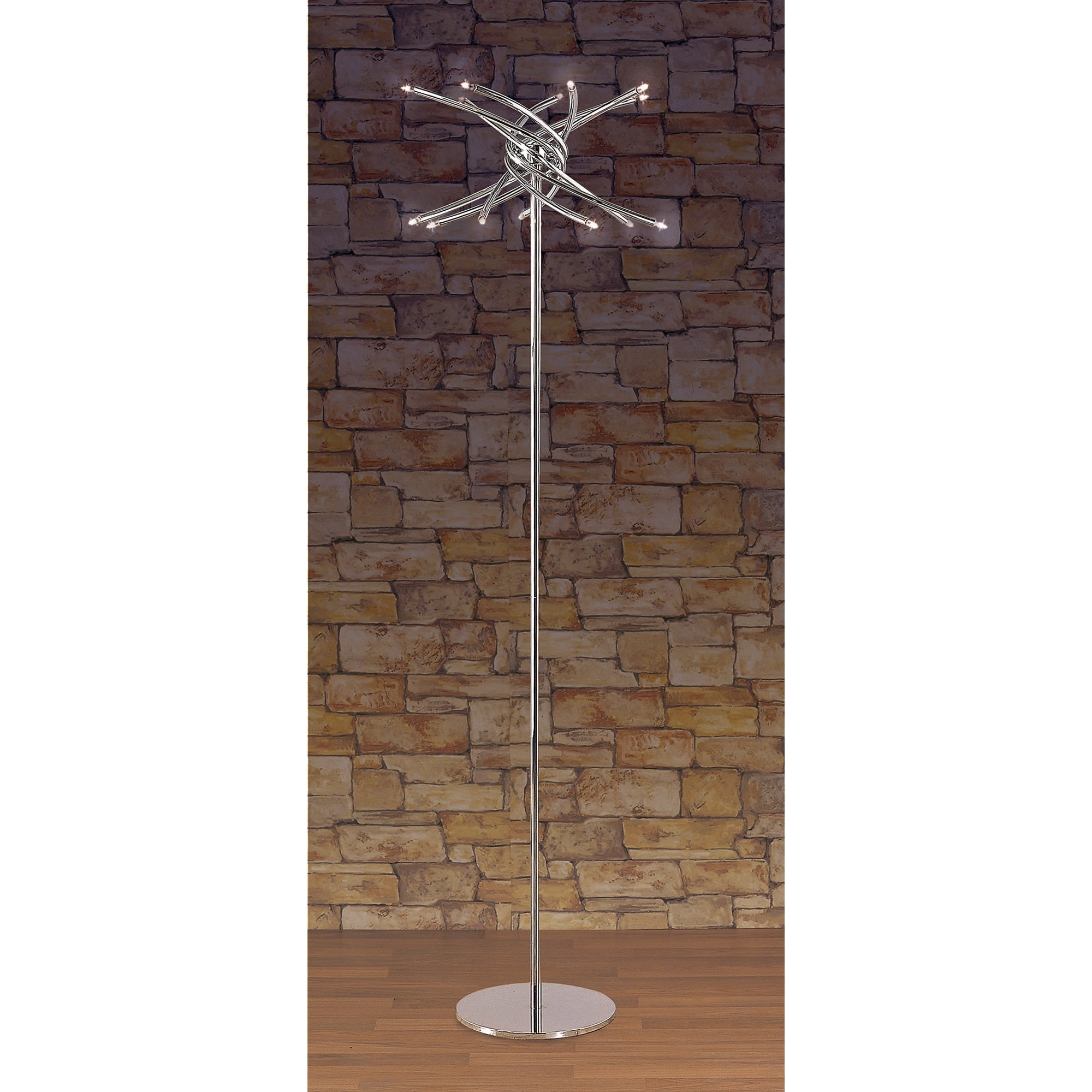 M0009 Aire Table Lamp 3 Light G4 Polished Chrome