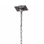 M0781/CS Akira Linear Pendant 2 Arm 6 Light E14 Polished Chrome Cream Shades